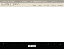 Tablet Screenshot of brasseriedulac.be